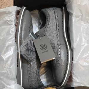 G/FORE Men's Charcoal Oxford Shoes